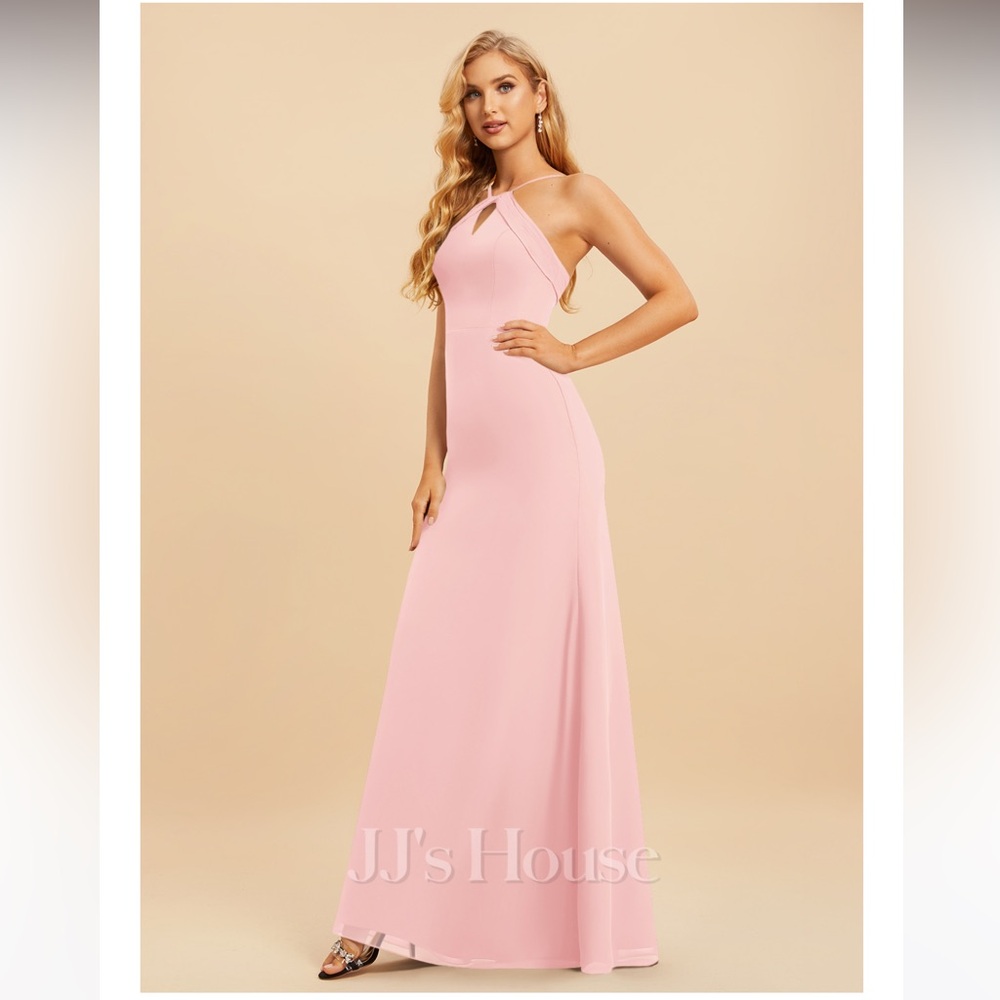 JJs House Pink Strapless Sweetheart Gown in Petal